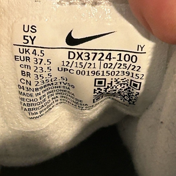 Nike Air Griffey Max 1 (GS) Royal Blue White Size 5Y FD1025 Youth - Picture 9 of 9